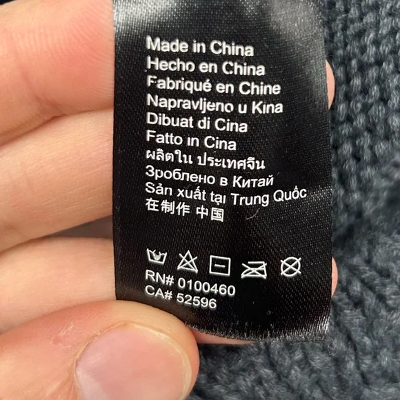 Kavu Charcoal Cable Knit Sweater - Picture 6 of 8